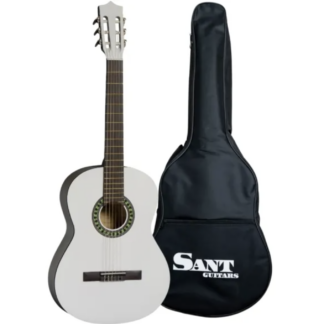 Sant Guitars CL-50-WH spansk guitar hvid m. taske