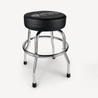Martin Barstool ChromeBase Blk/Wht Logo