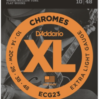 D'Addario ECG23, Chromes Flat Wound 10-48