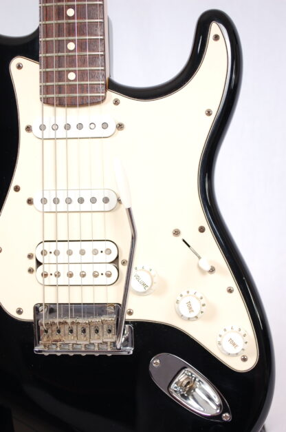 Fender Strat US HSS Black (brugt). - Image 4