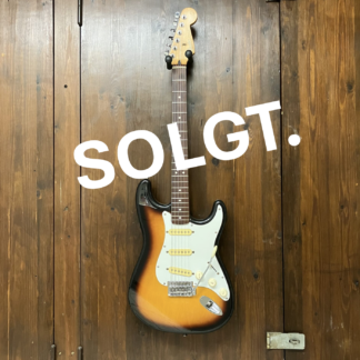 Fender Strat Mex 2 tone sunburst (brugt årg. 1996).