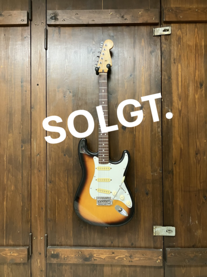 Fender Strat Mex 2 tone sunburst (brugt årg. 1996).