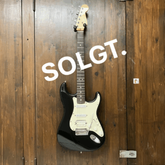 Fender Strat US HSS Black (brugt). SOLGT
