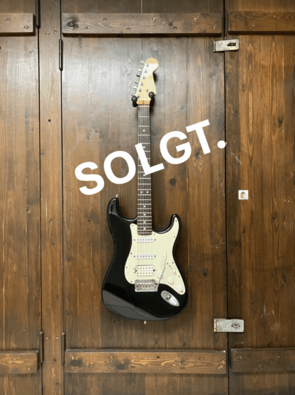 Fender Strat US HSS Black (brugt). SOLGT