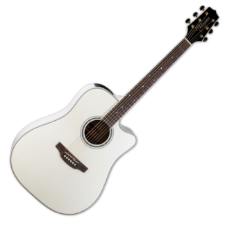Takamine GD37CE Pearl White