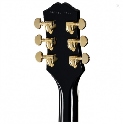 Epiphone Les Paul Custom Inspired by Gibson, Ebony - Image 5