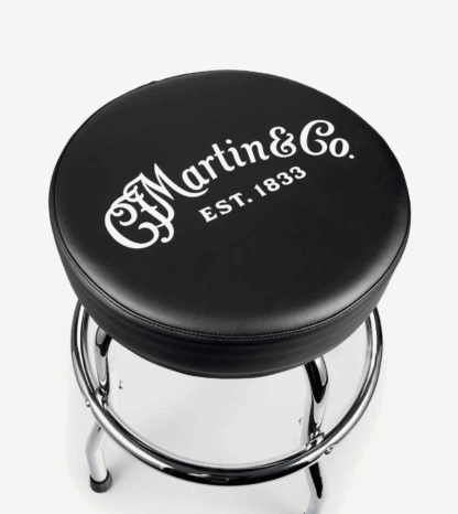 Martin Barstool, Chrome m. logo - Billede 2