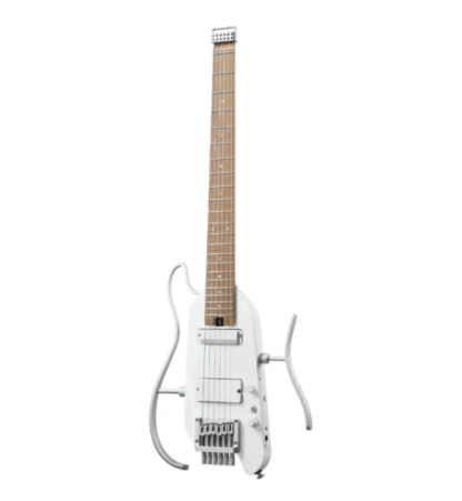 Donner HUSH-X PRO silent el-guitar hvid - Billede 2