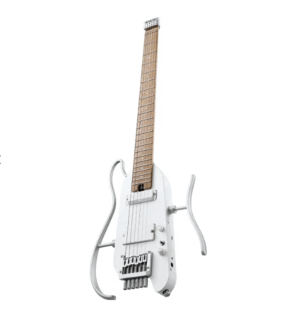 Donner HUSH-X PRO silent el-guitar hvid - Billede 9