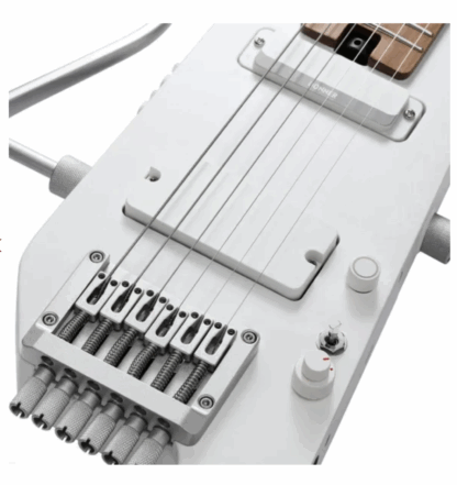Donner HUSH-X PRO silent el-guitar hvid - Billede 3