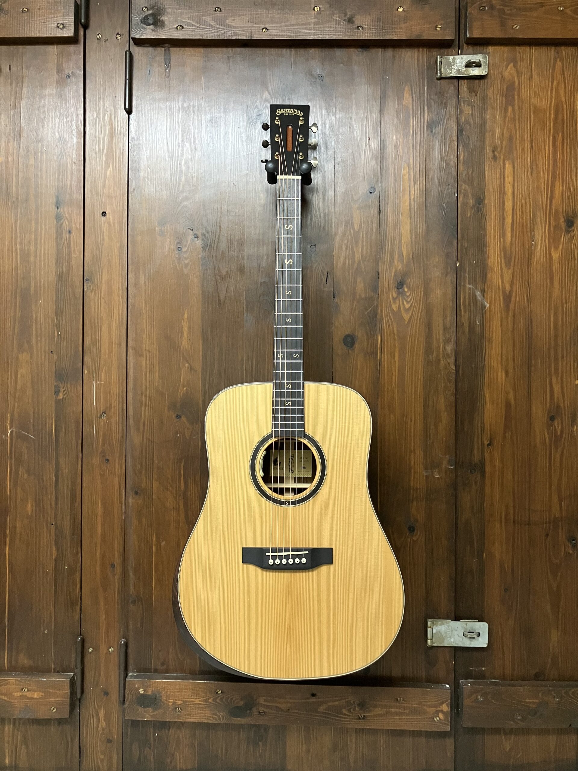 Santana Artist 198 natural satin m. hardcase (brugt)