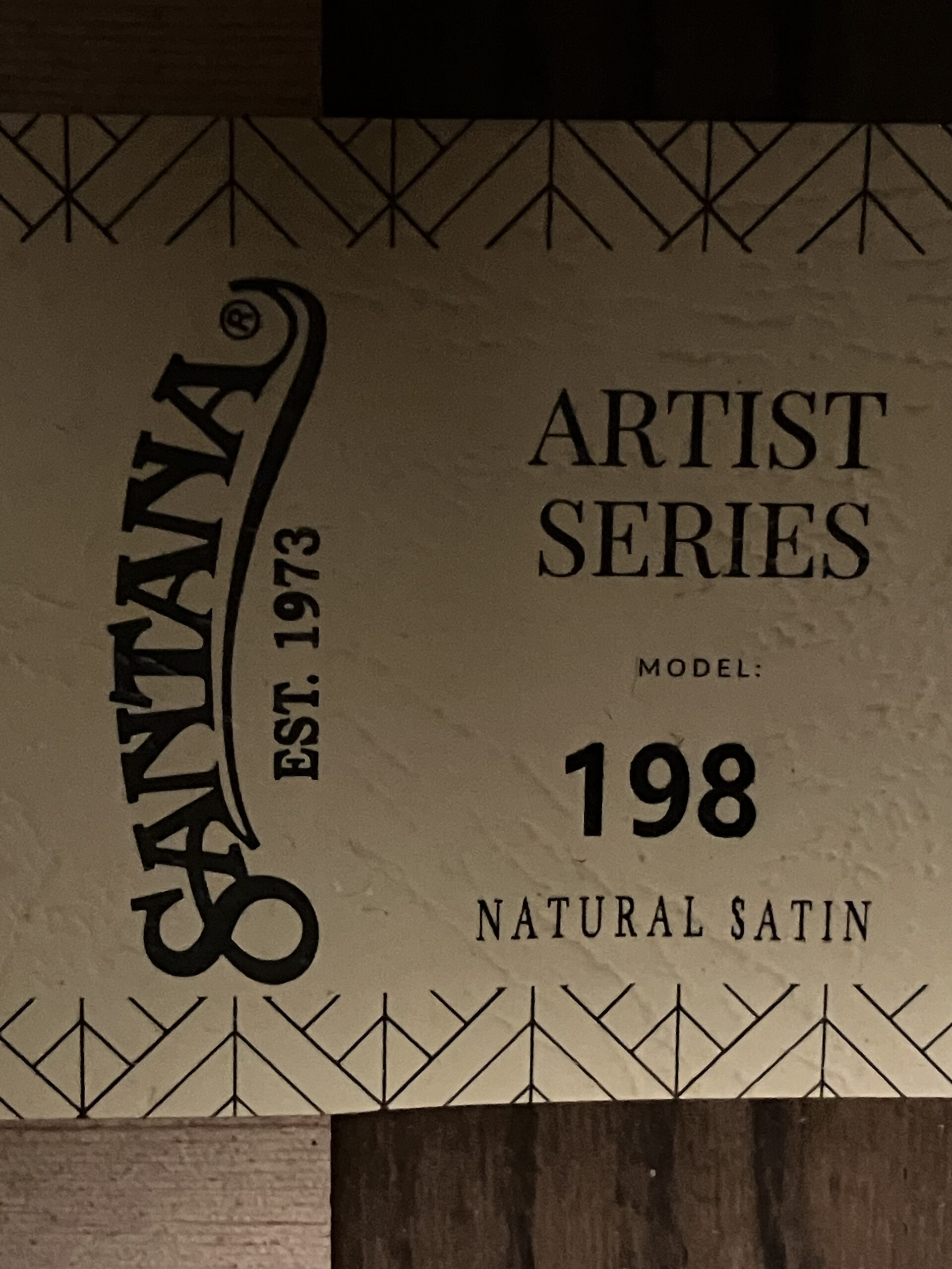 Santana Artist 198 natural satin m. hardcase (brugt) - Billede 5