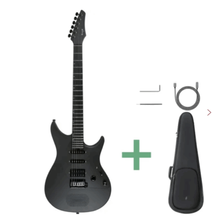 Enya Inspire Carbon Fiber el-guitar black