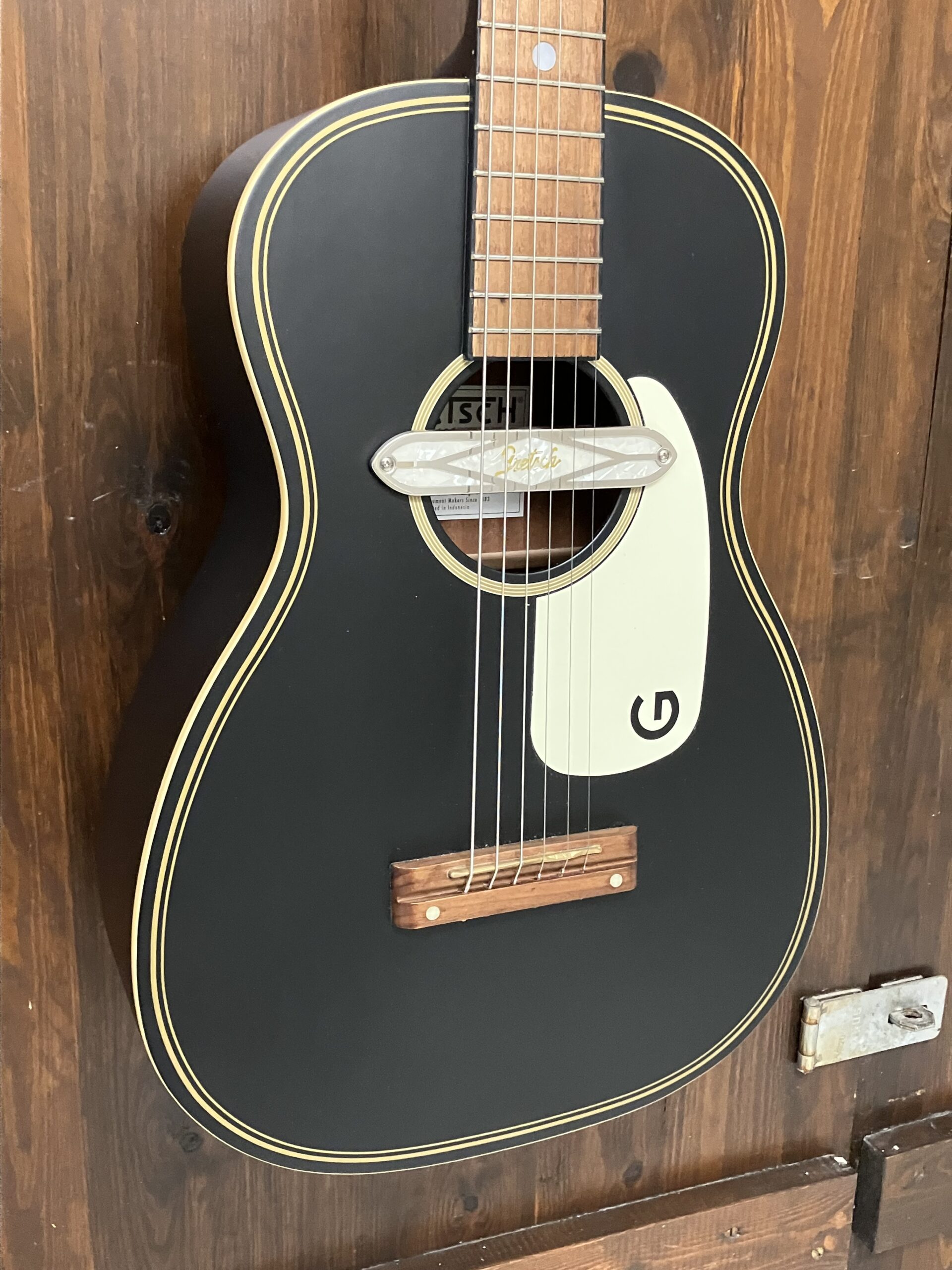 Gretsch Deltoluxe Parlour Electro Acoustic, Black Top (brugt) - Billede 5