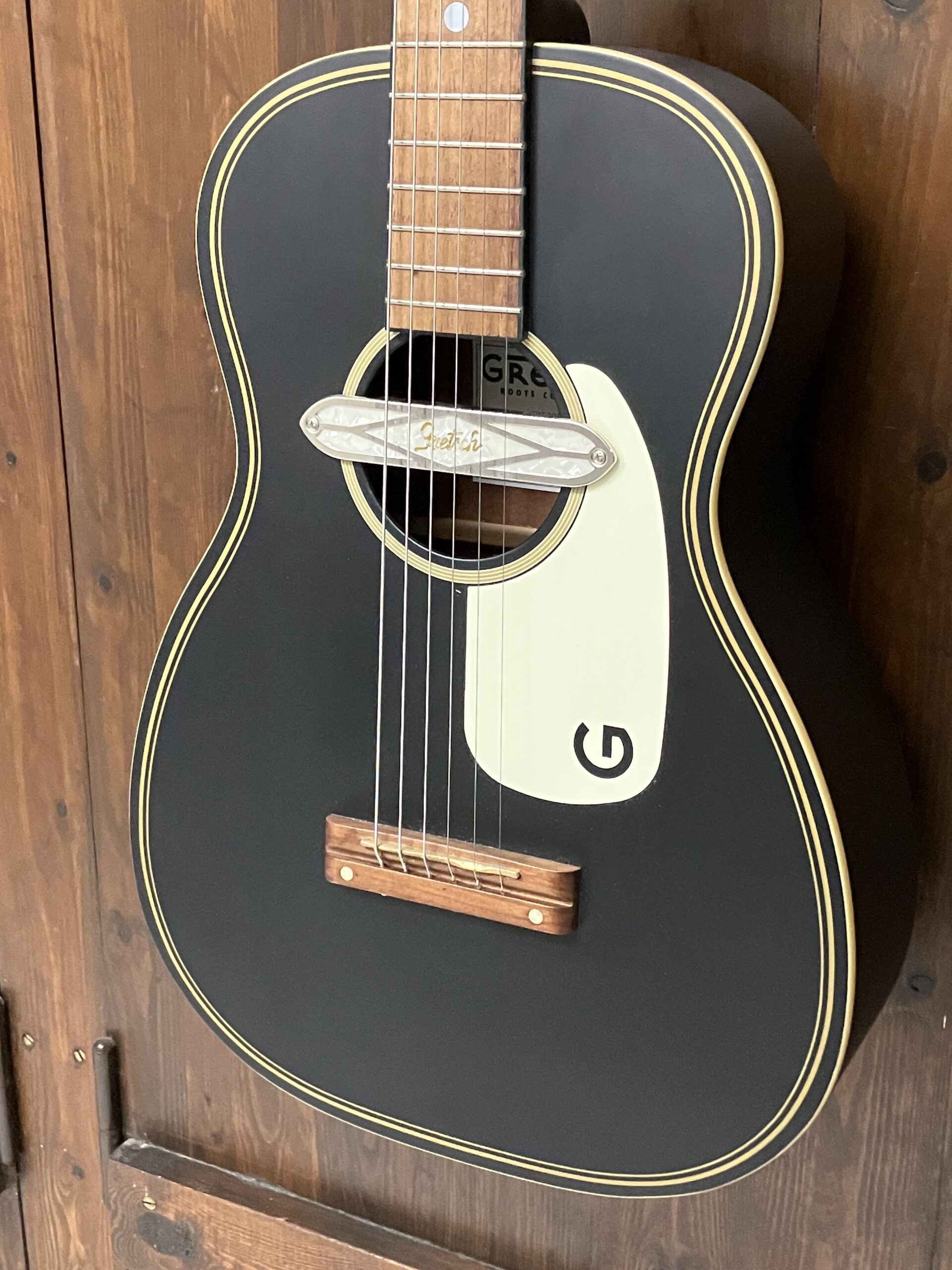 Gretsch Deltoluxe Parlour Electro Acoustic, Black Top (brugt) - Billede 4