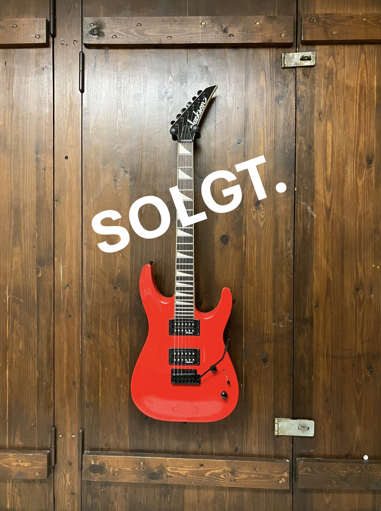 Jackson JS11 Dinky Flare Signal Red (brugt). SOLGT