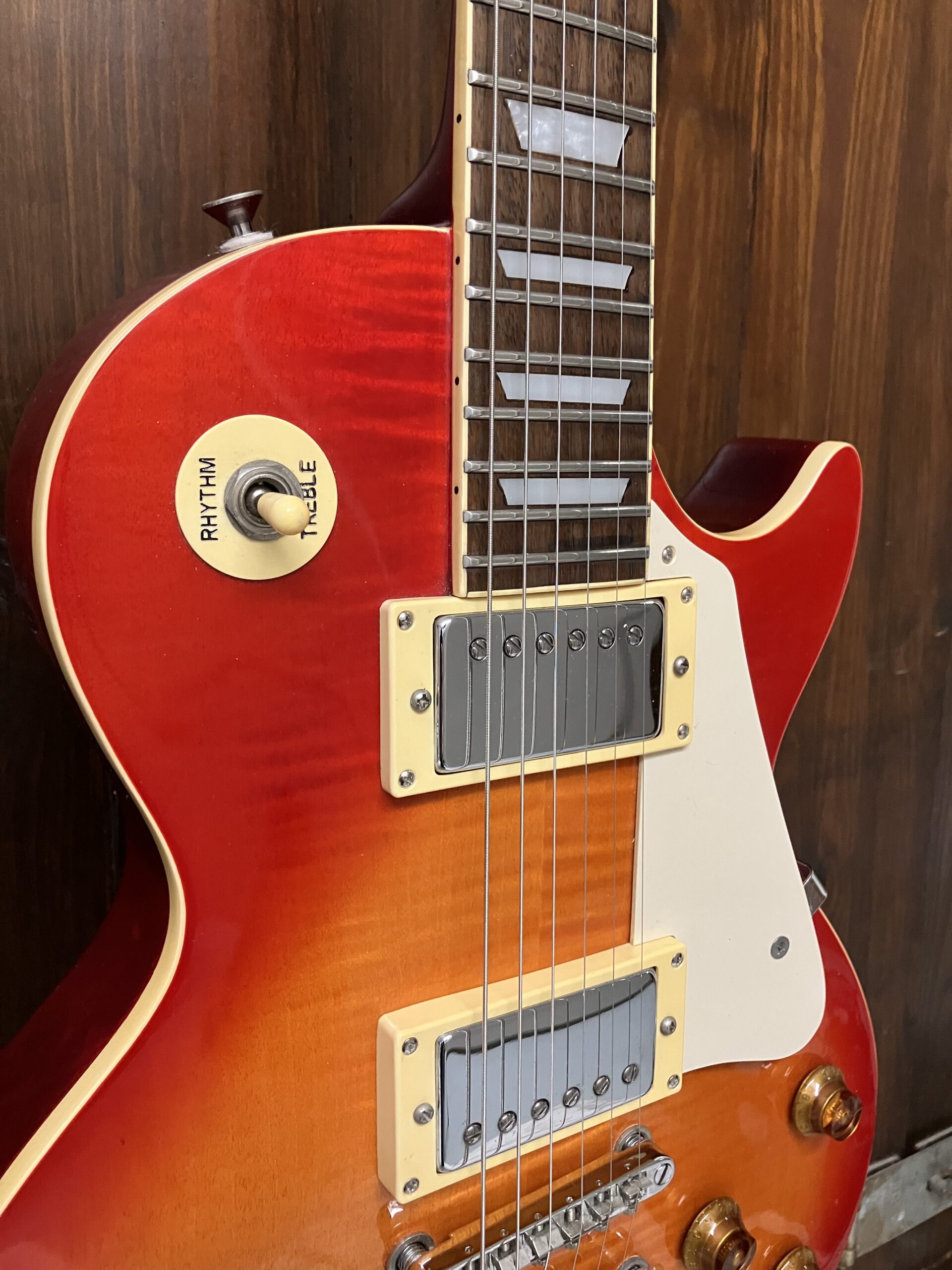 Epiphone by GIBSON Les Paul Standard LPS 1998 - Flame Heritage Cherry Sunburst - KOREA - Billede 8