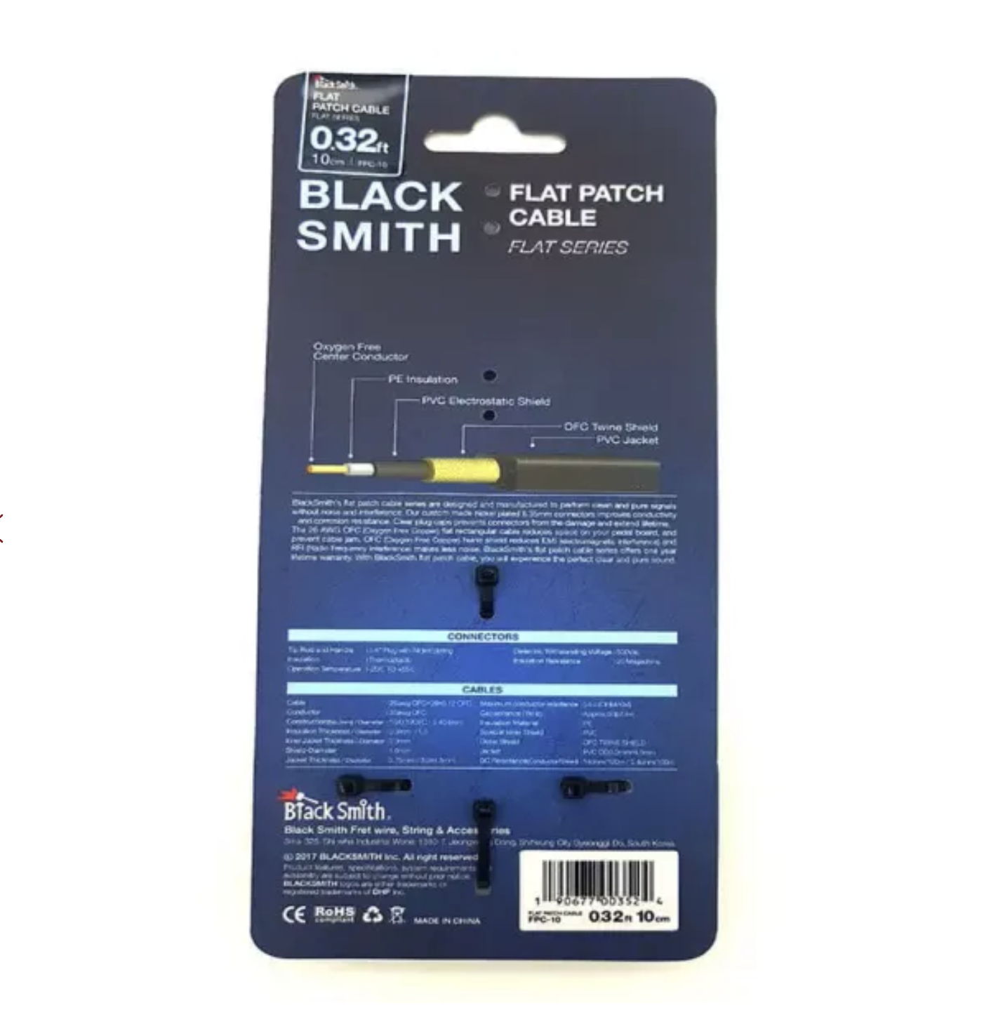 BlackSmith FPC-10 patch kabel 10 cm - Billede 2