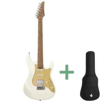 Donner DST-550 el-guitar vintage white m. gigbag