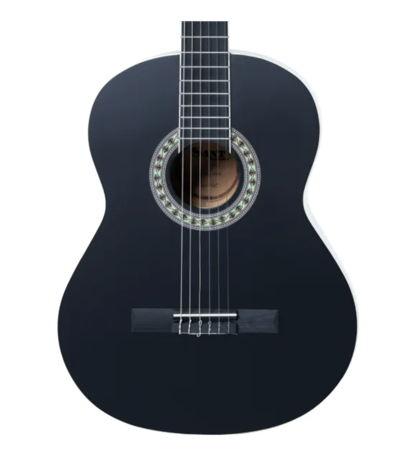 Sant Guitars CL-50 SBK spansk guitar sort m. taske - Billede 7