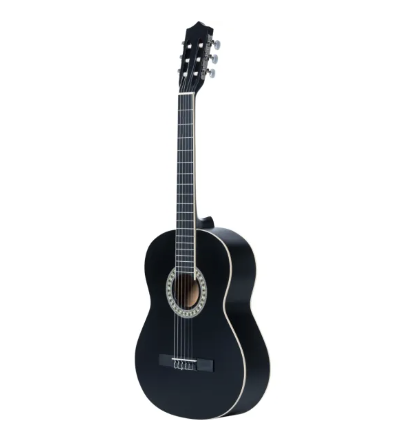 Sant Guitars CL-50 SBK spansk guitar sort m. taske - Billede 2