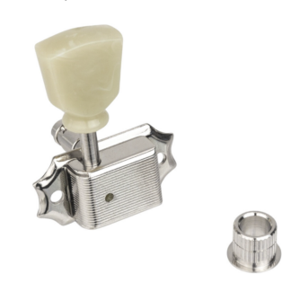 Gotoh Kluson-type vintage tuners tulip 3+3 nickel.