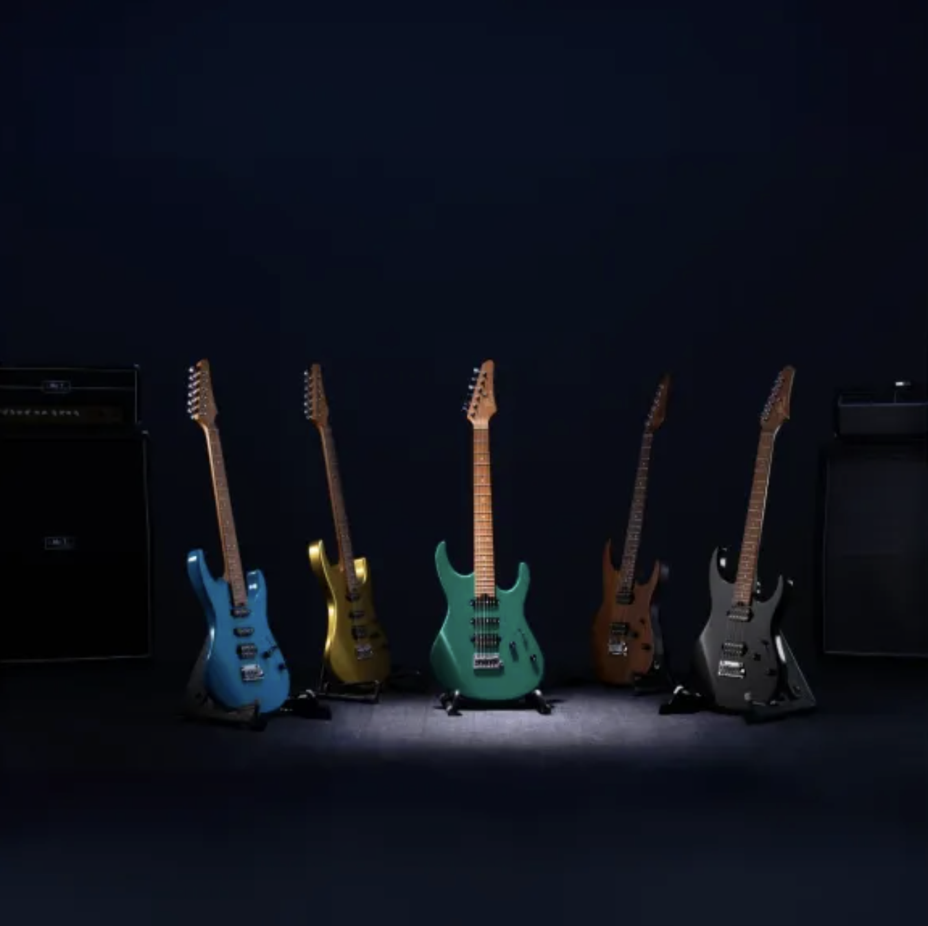 Donner DST-700 el-guitar gold m. gigbag - Billede 3