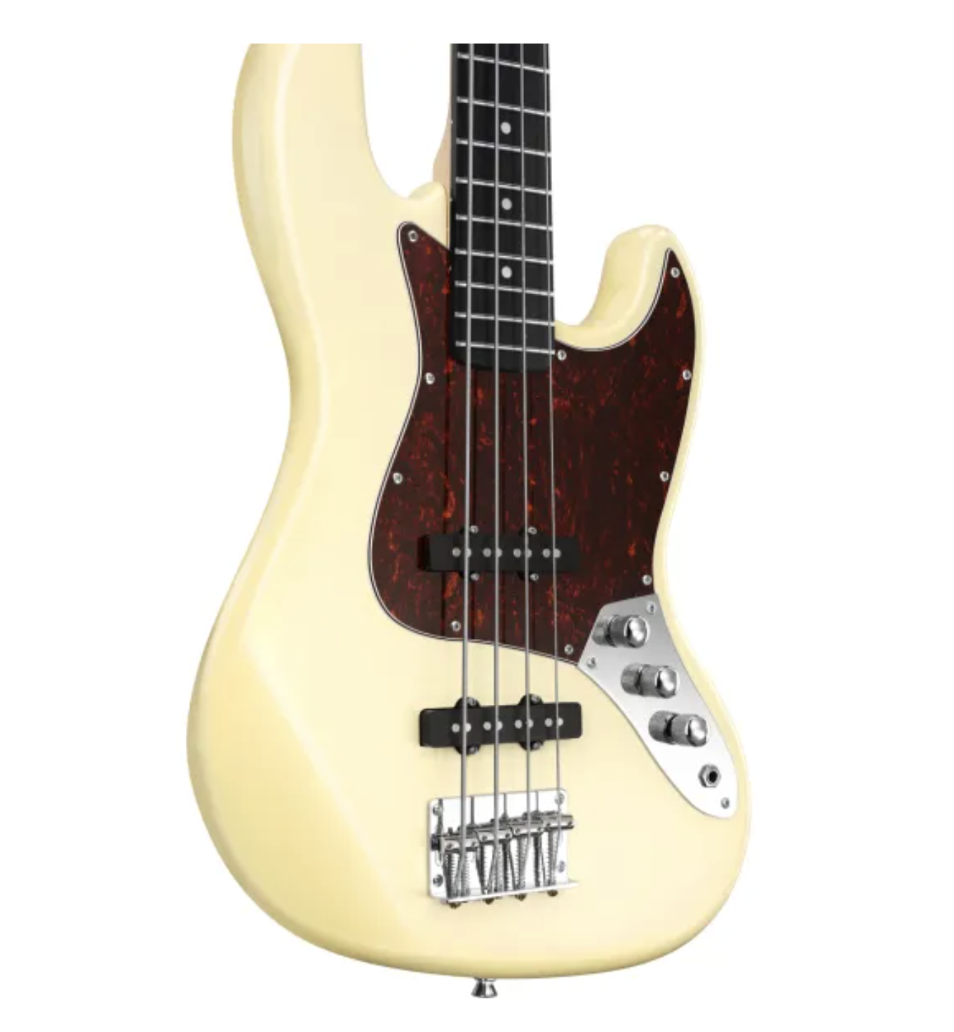 Donner DJB-510B el-bas olympic white m. gigbag og tilbehør - Billede 2