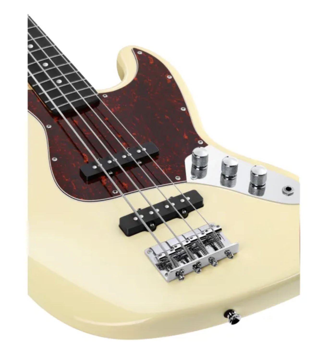 Donner DJB-510B el-bas olympic white m. gigbag og tilbehør - Billede 3