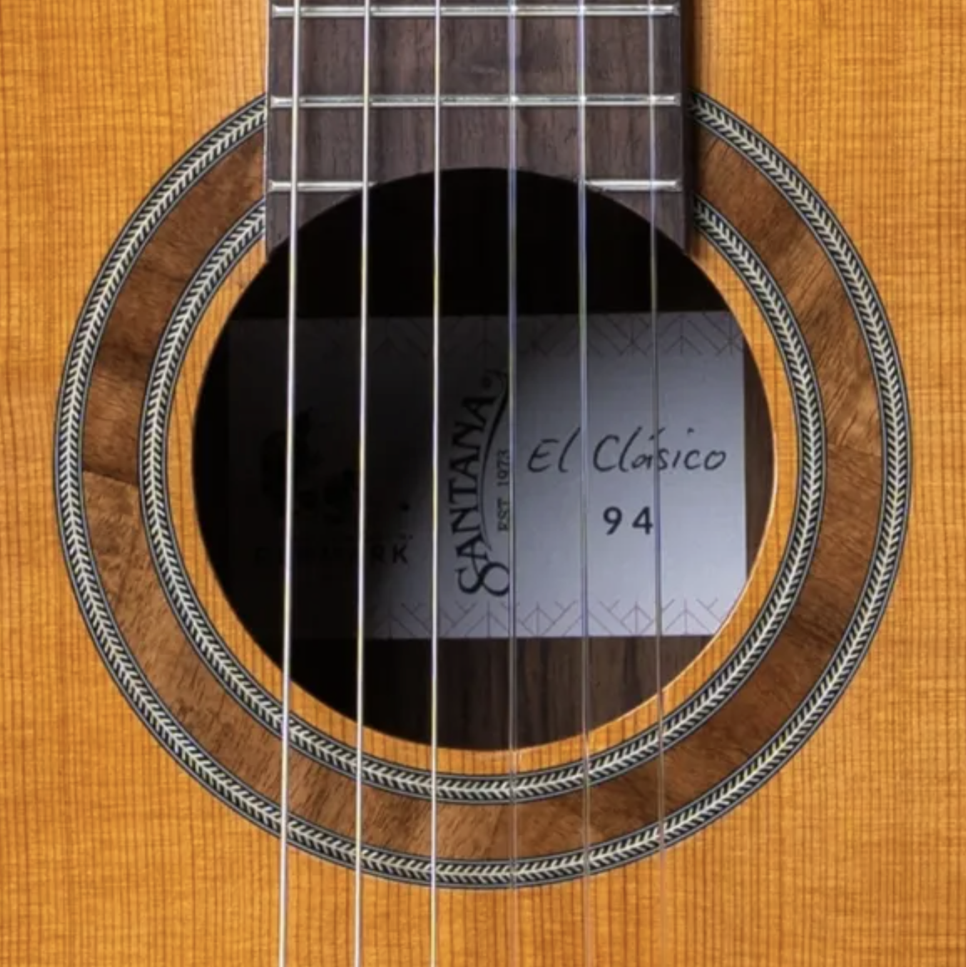 Santana El Clásico 94 spansk guitar - Billede 6