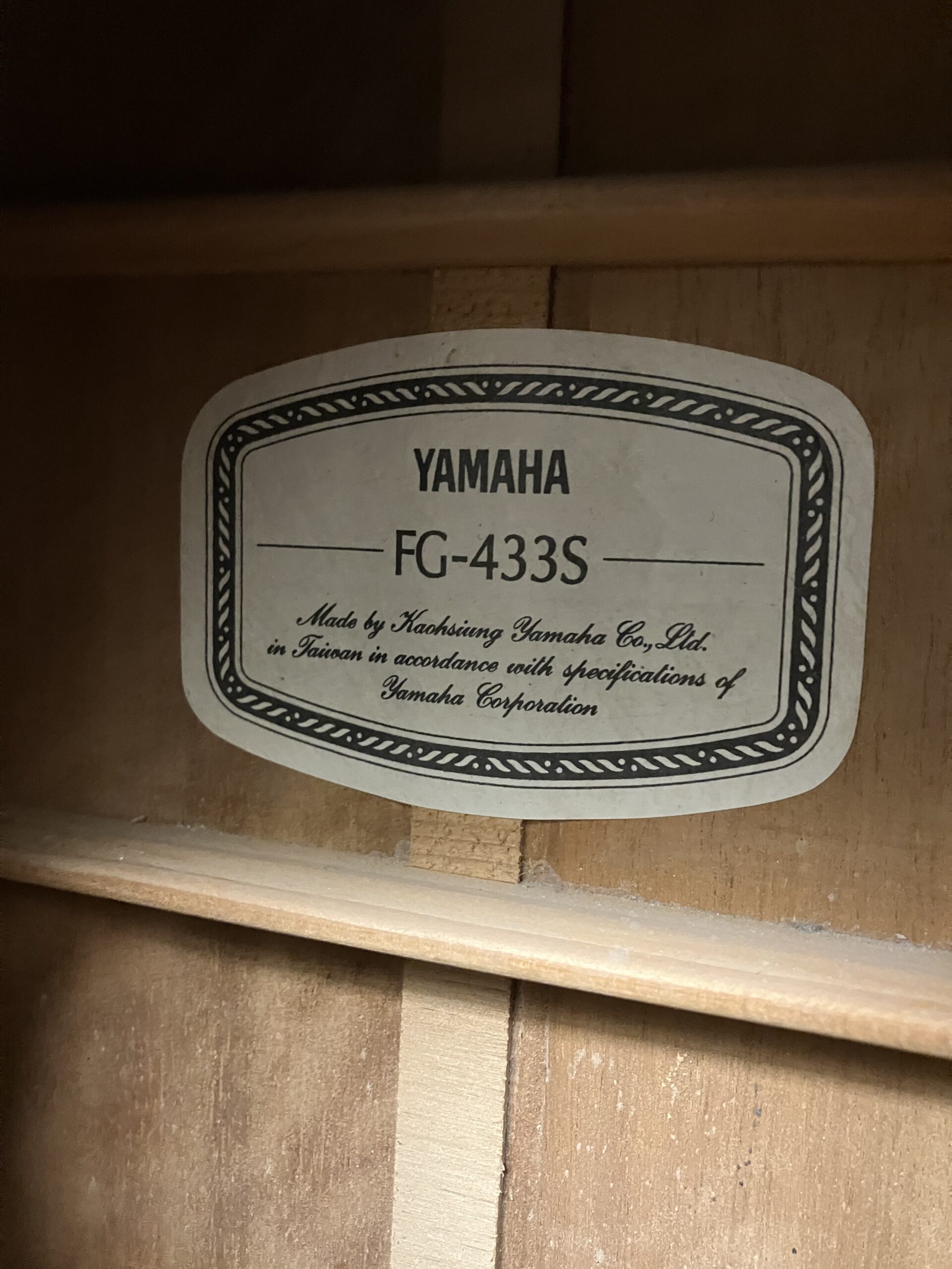 Yamaha FG433S Solid Spruce Top Dreadnought (brugt) - Billede 5